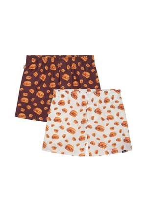 2-PACK - BURGER - Boxer shorts - red