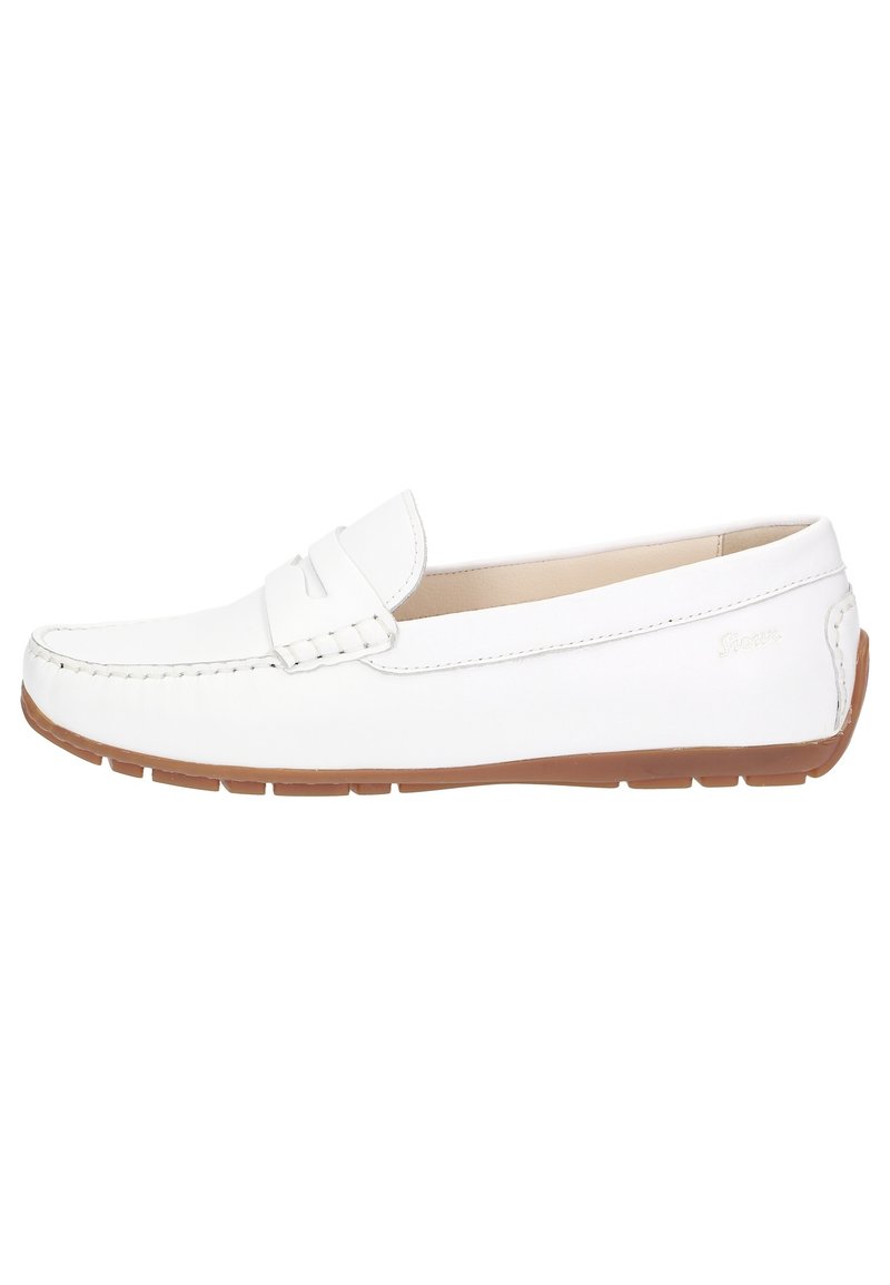 Damen Halbschuhe | Sioux CARMONA Mokassin weiß - HF98522 Damen Halbschuhe | Sioux CARMONA Mokassin weiß - HF98522