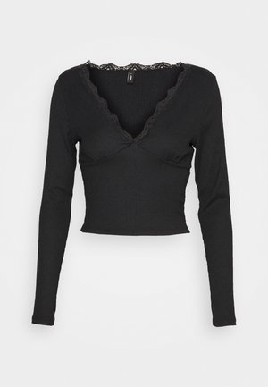 ONLY ONLTALIA - Camiseta de manga larga - black