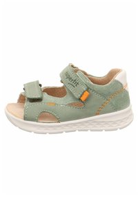 Superfit - LAGOON - Walking sandals - hellgrün/orange Thumbnail Image 1