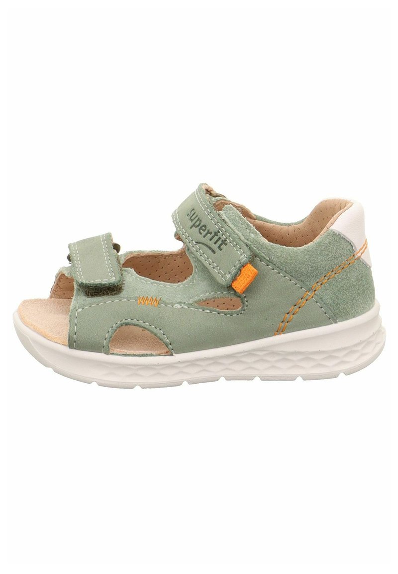 Superfit - LAGOON - Walking sandals - hellgrün/orange, Enlarge