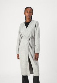 Aware VMMAGALENE LONG CARDIGAN - Casaco de malha - light grey