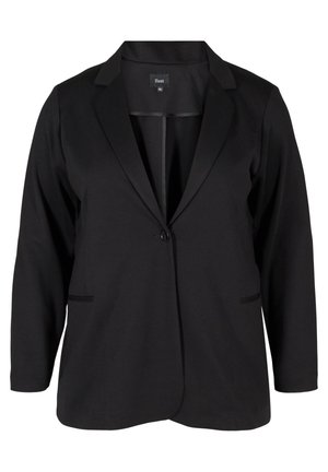 Zizzi SIMPLE WITH BUTTON CLOSURE - Blazer - black