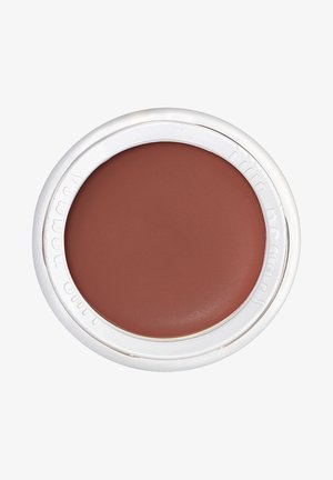 Kremet, rund læbefarve i en varm, dæmpet brun nuance. Indkapslet i en skinnende sølvmetalbeholder med en glat overflade og slankt design.