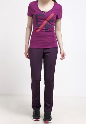 T-shirt med print - berry