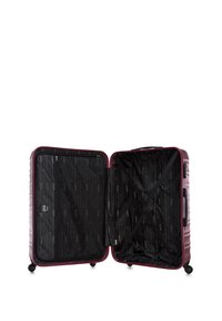 WITTCHEN LARGE SUITCASE WITH LUGGAGE TAG FROM ABS - Valise à roulettes - dark red