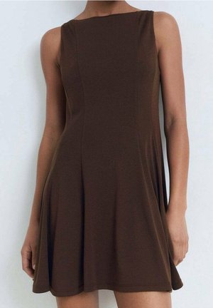 Jerseykleid - brown