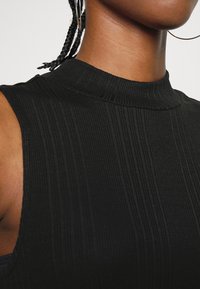 Calvin Klein MOCK NECK TANK - Top - black