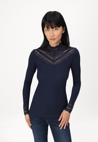 Rosemunde Topper langermet - navy