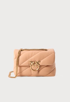 LOVE PUFF CLASSIC - Sac bandoulière - rosa toast/antique gold-coloured