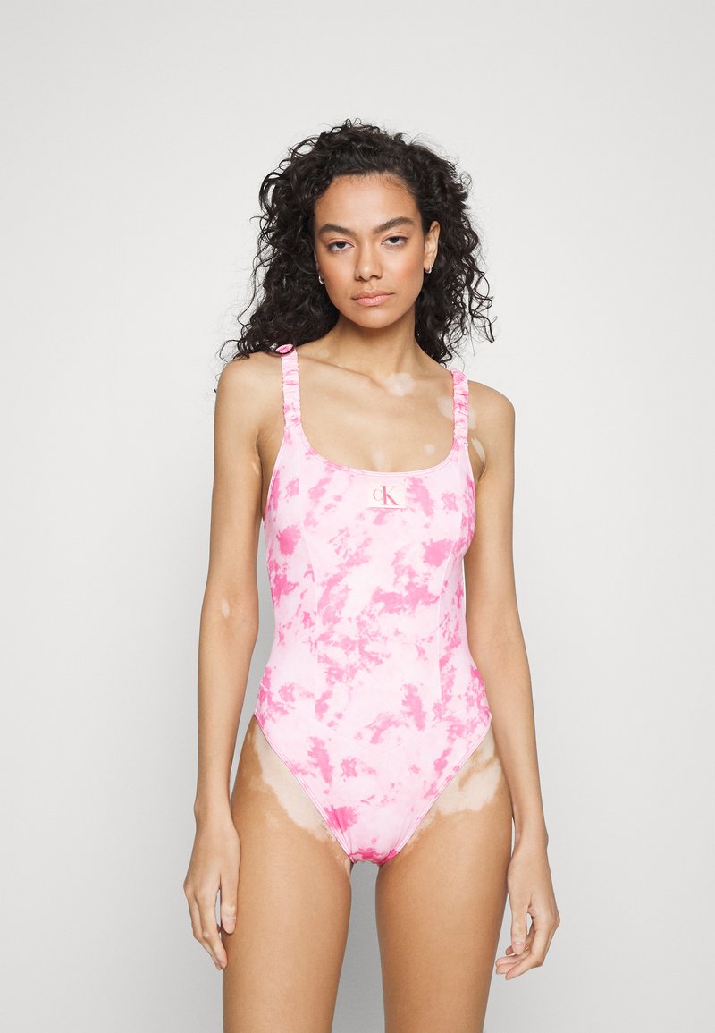 Calvin Klein Swimwear ONE PIECE Swimsuit Pink Zalando de