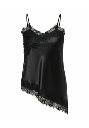 ONLY Carmakoma, ASYMMETRICAL TOP CARINDONA ASYMMETRICAL TOP - Débardeur - black