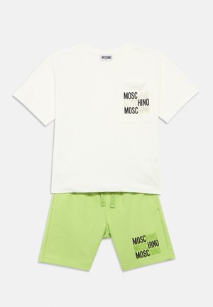 UNISEX SET - Shorts - cloud/glow green