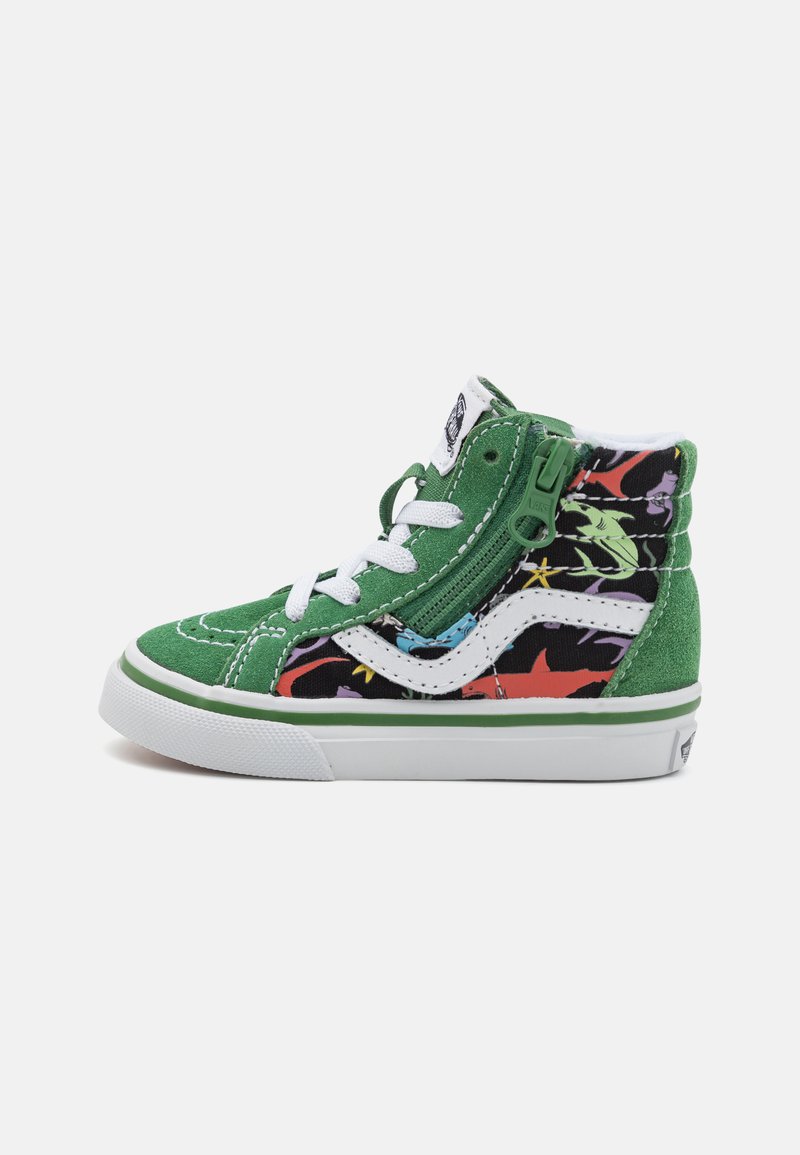 Vans - SK8-HI REISSUE SIDE ZIP UNISEX - Sneakers hoog - green/multi-coloured, Vergroten