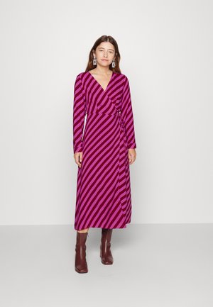 YASSAVANNA WRAP DRESS - Day dress - phlox pink/pink/rhubarb
