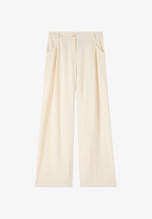 Oltre, PANTALONI PALAZZO - Pantalones - bianco