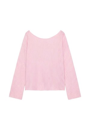 PULL&BEAR FINE KNIT ASYMMETRIC - JUMPER - Trui - pink