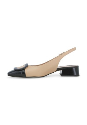 DÉCOLLETÉ - Ballerine sling - nude e nero