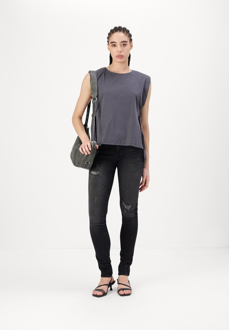 Noisy May Top donkergrijs Noisy May Top donkergrijs