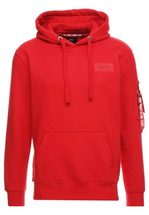 Alpha Industries BACK PRINT  - Kapuzenpullover - speed red