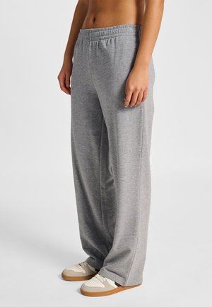 HMLPULSE WIDE W - Pantalones deportivos - grey melange