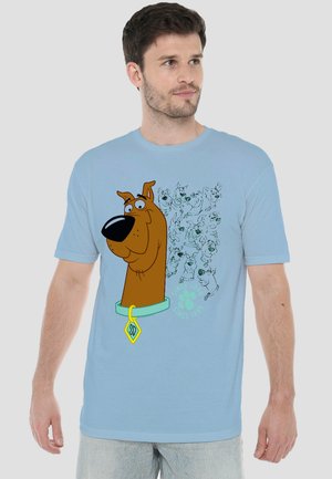 Cotton Soul, SCOOBY DOO EVOLUTION OF SCOOBY DOO - Print T-shirt - light blue