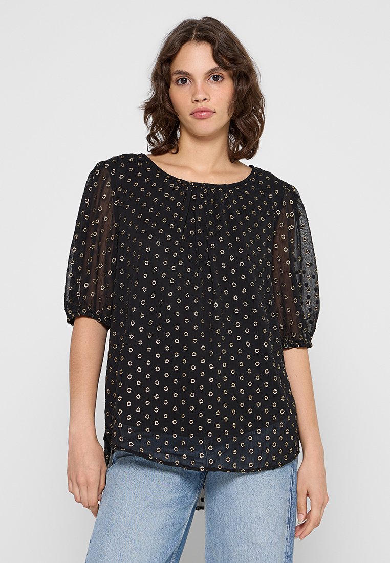 Apricot Blouse zwart