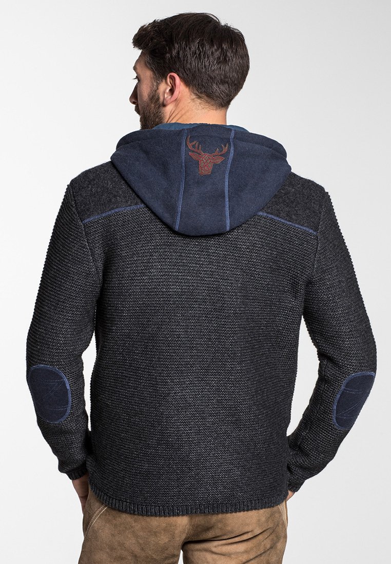 Herren Strickjacken | Spieth & Wensky DAKAR Strickjacke grey/grau - LZ54780 Herren Strickjacken | Spieth & Wensky DAKAR Strickjacke grey/grau - LZ54780
