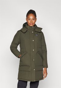 Patagonia DOWNDRIFT PARKA - Páperový kabát - pine needle green