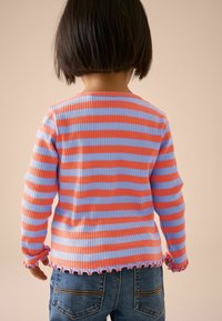 Next REGULAR FIT - LONG SLEEVE - Långärmad tröja - orange purple stripe
