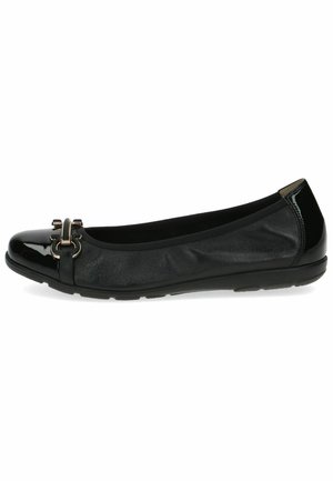 Caprice Klassischer Ballerina - black nappa co