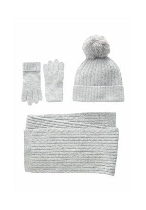 CABLE SET REGULAR FIT - Huivi - grey cable