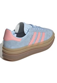 adidas Originals GAZELLE BOLD KIDS - Sneakers low - clear sky semi pink spark silver met.