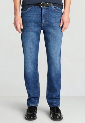 LUNGO TINTA - Jeans a sigaretta - blu denim scuro