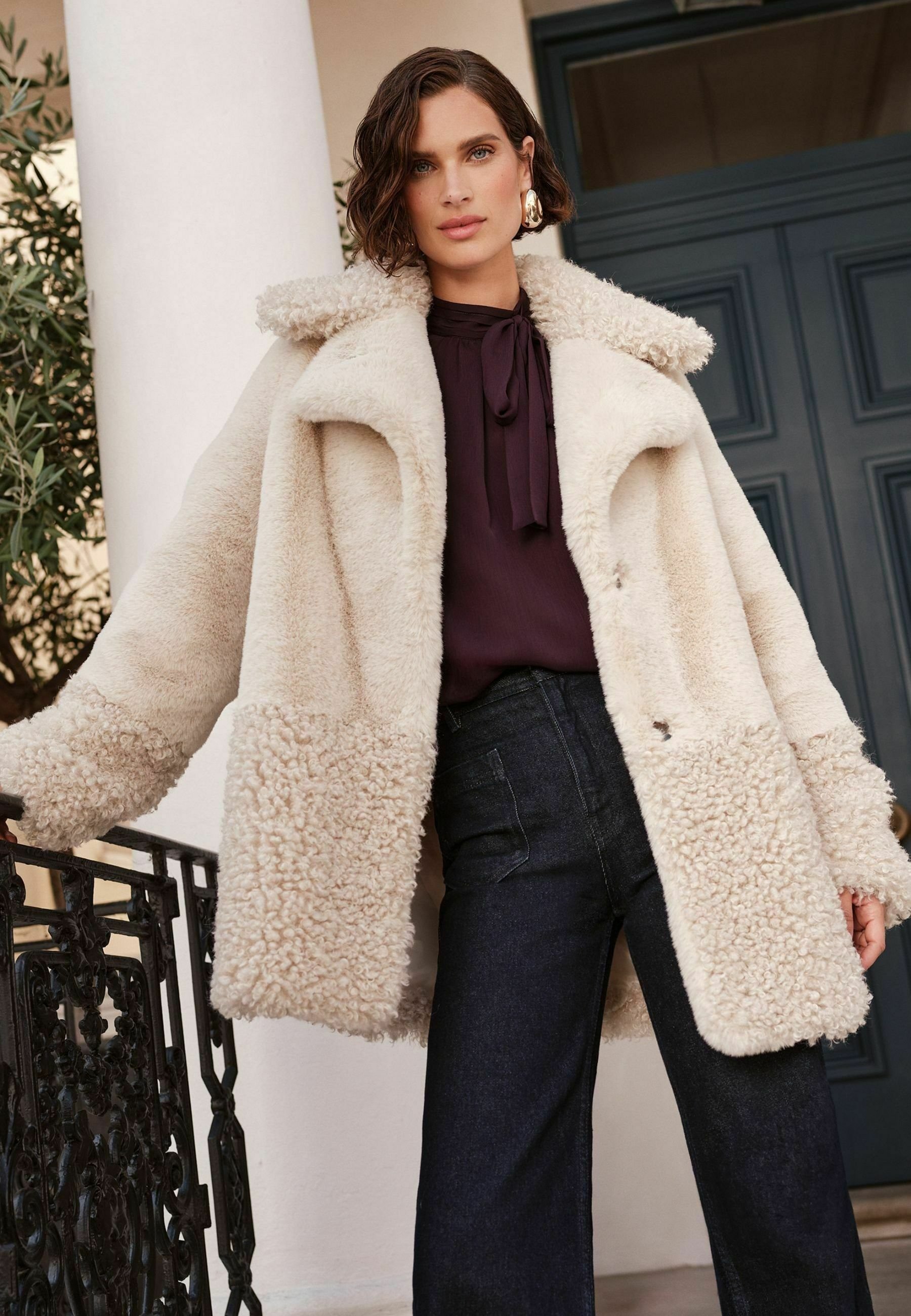 ジャケット・アウター rosemuse eco fur short coat white eco fur short coat – BUNNY APARTMENT