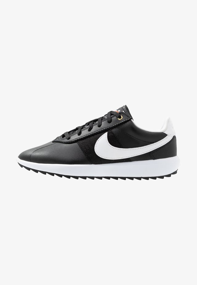 CORTEZ - Obuwie do golfa - black/white/metallic gold