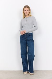 Soyaconcept Zvonové džínsy - dark blue denim