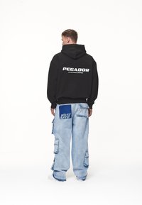 Pegador - COLNE LOGO JACKET - Zip-up sweatshirt - washed black Thumbnail Image 1