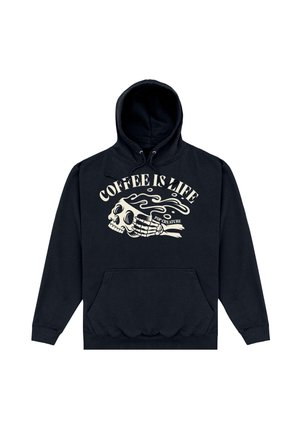 POP CREATURE COFFEE IS LIFE - Hættetrøje - black