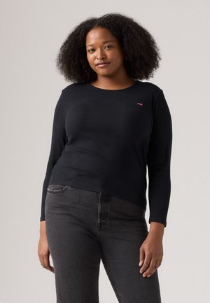 HAYES - Long sleeved top - anthracite night