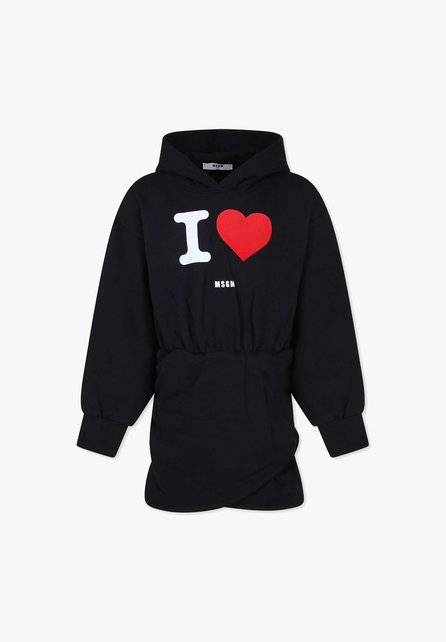 Felpa Vestito Msgm Bambina MSGM Vestito Casual Black/nero