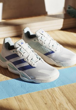 STABIL 16 - Volleyball shoes - cloud white   lucid blue   semi flash aqua