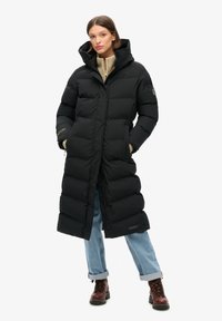 Superdry & Co CITY CHEVRON PADDED LINE - Vinterfrakke - black