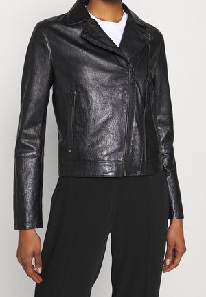 Chaqueta de cuero - black