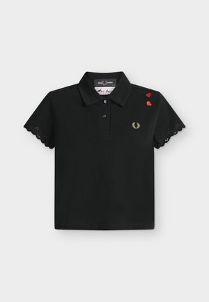Fred Perry, EMBROIDERED DETAIL POLO - Polo - black