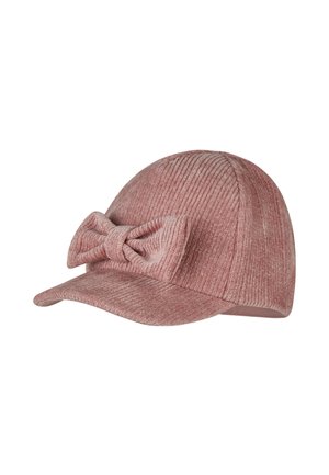 Sterntaler, BASECAP AUS CORDSTOFF MIT GLITZER, SCHLEIFE UND GRÖSSENREGULIERUNG UNISEX - Cap - samtrosa