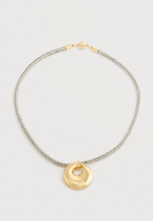 THE MERCURY DISC SPARKLE NECKLACE - Ketting - gold-coloured