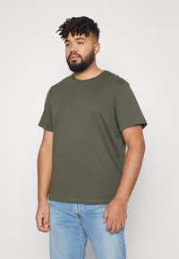 Pier One 5 PACK - T-shirt básica - dark blue/bordeaux/olive