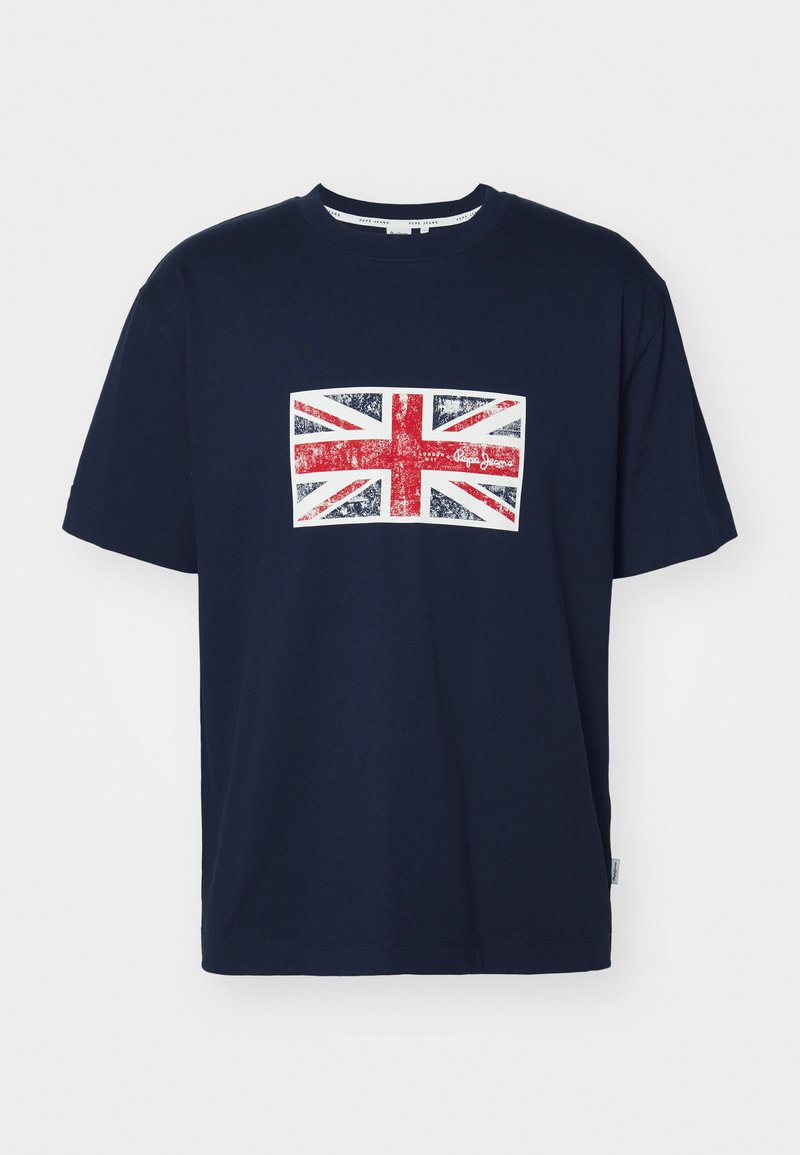 Pepe Jeans T-shirt print donkerblauw