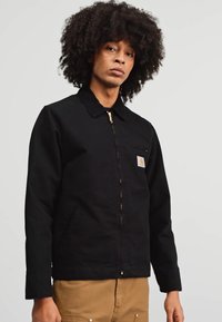 Carhartt WIP DETROIT JACKET - Poletna jakna - black/black rinsed